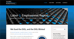 Desktop Screenshot of laboremploymentreport.com